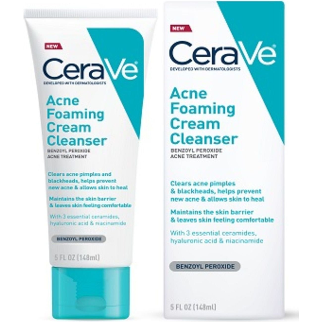 CeraVe Acne Foaming Cream Cleanser