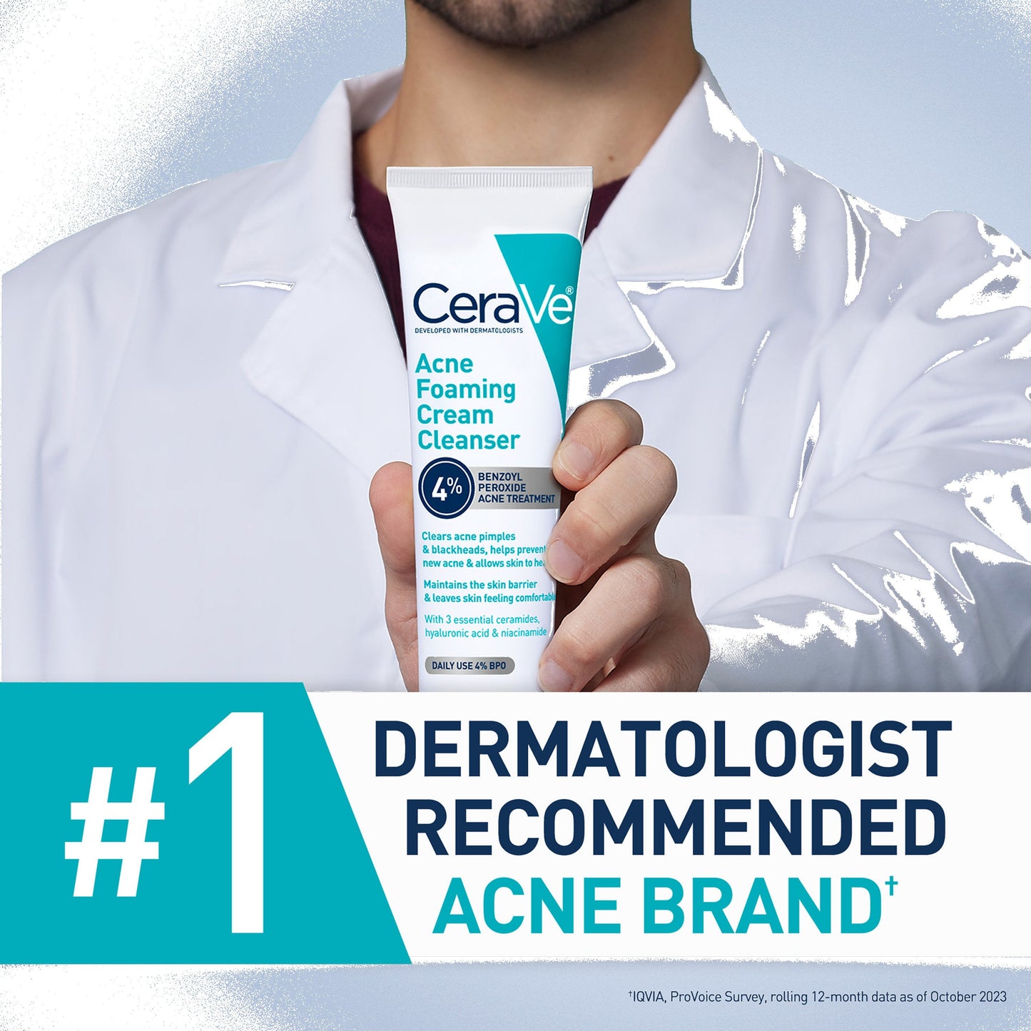 CeraVe Acne Foaming Cream Cleanser
