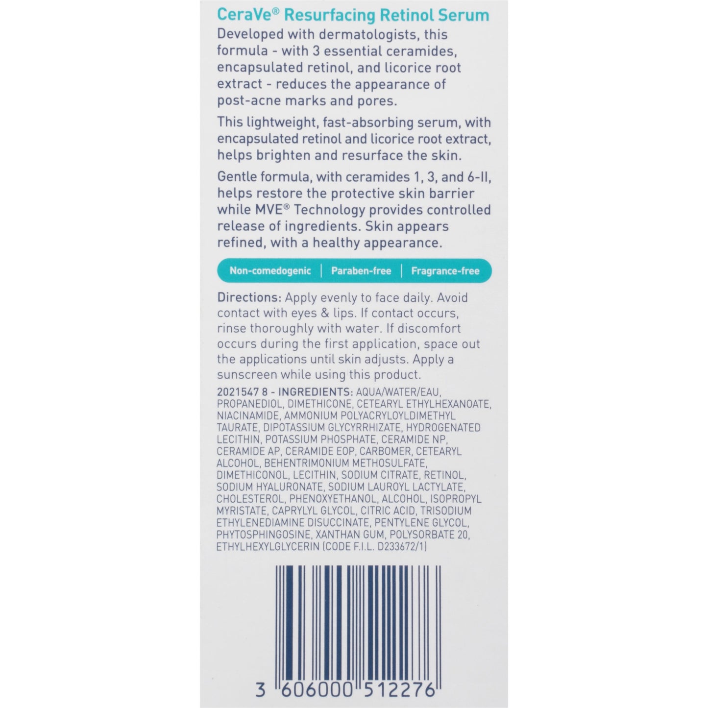 CeraVe Resurfacing Retinol Serum