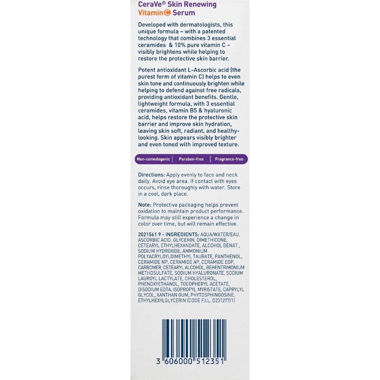 CeraVe Skin Renewing Vitamin C Serum