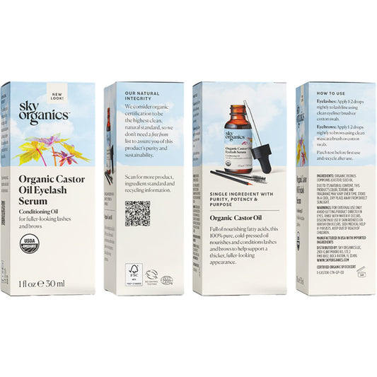Sky Organics Castor Oil Eyelash Enhancer Serum
