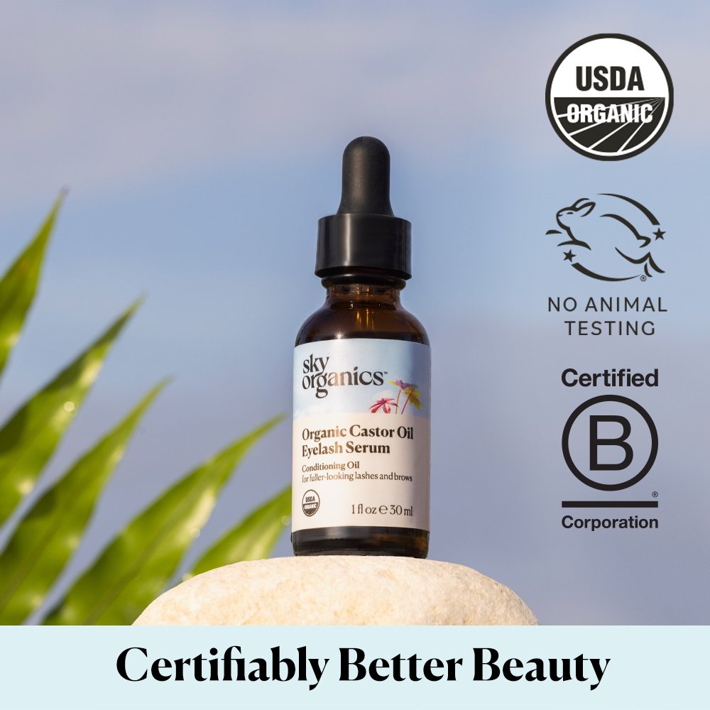 Sky Organics Castor Oil Eyelash Enhancer Serum