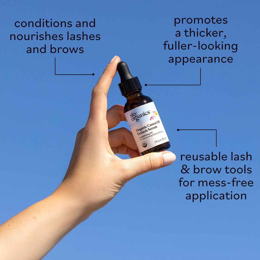 Sky Organics Castor Oil Eyelash Enhancer Serum