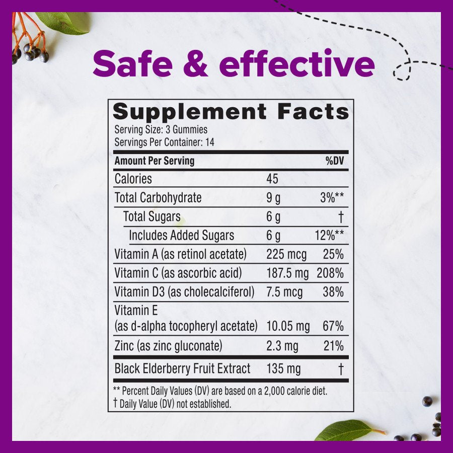 Zarbee's Daily Immune Support Gummies