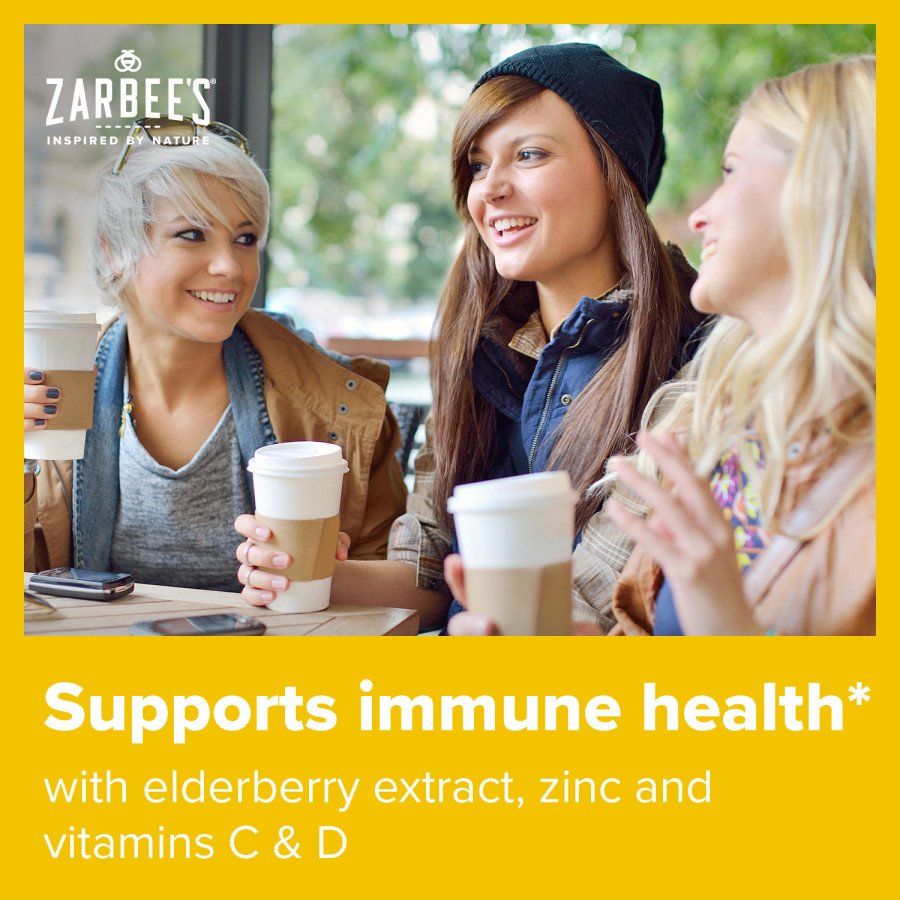 Zarbee's Adult Cough Syrup + Immune - Natural Berry