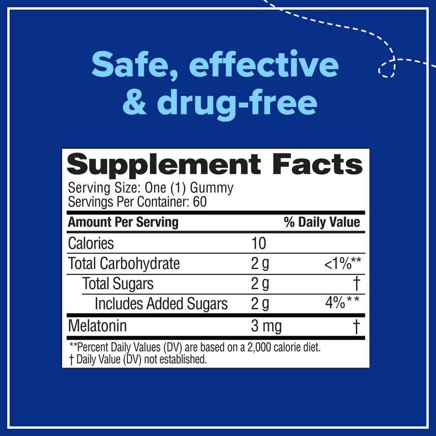 Zarbee's Sleep Support Melatonin Gummies - Natural Berry