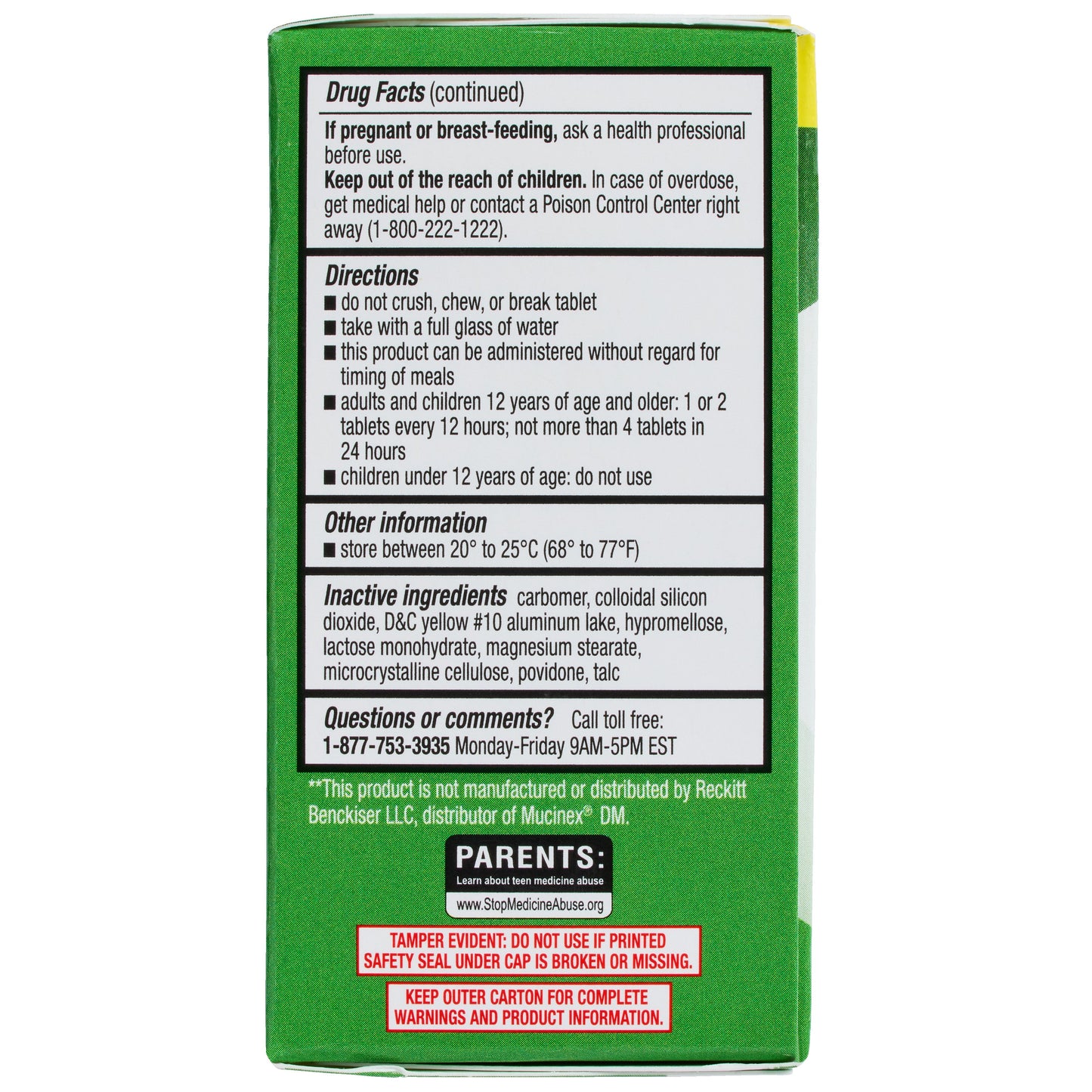 H-E-B Mucus Relief DM Expectorant & Cough Suppressant Tablets