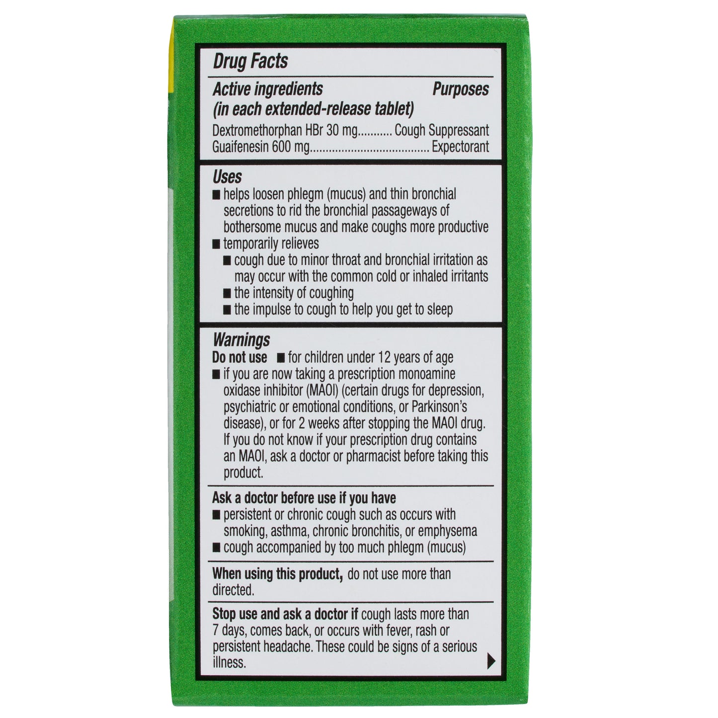 H-E-B Mucus Relief DM Expectorant & Cough Suppressant Tablets