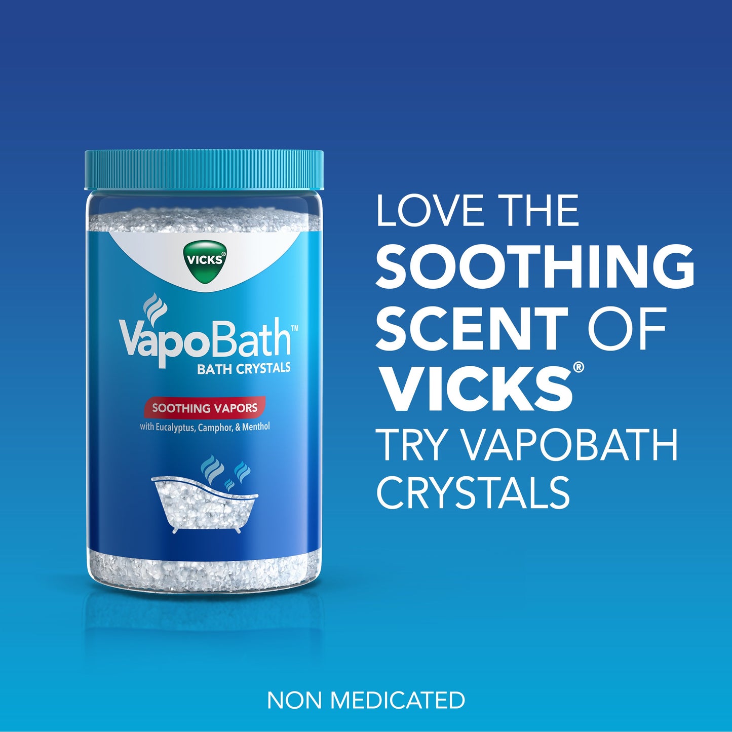 Vicks VapoShower, Shower Steamer Tablets, Soothing Non-Medicated Vicks Vapors, Eucalyptus & Menthol