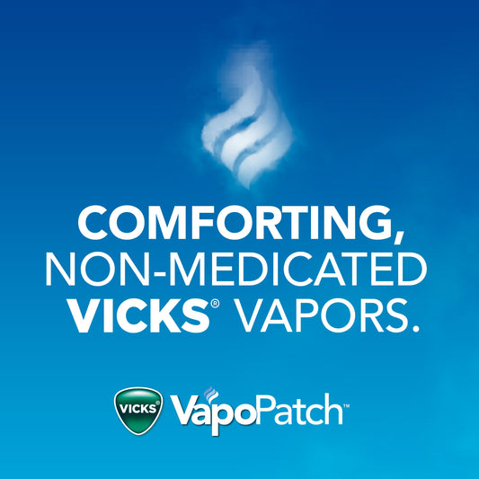 Vicks VapoPatch, Wearable Aroma Patch, Soothing & Comforting Non-Medicated Vicks Vapors