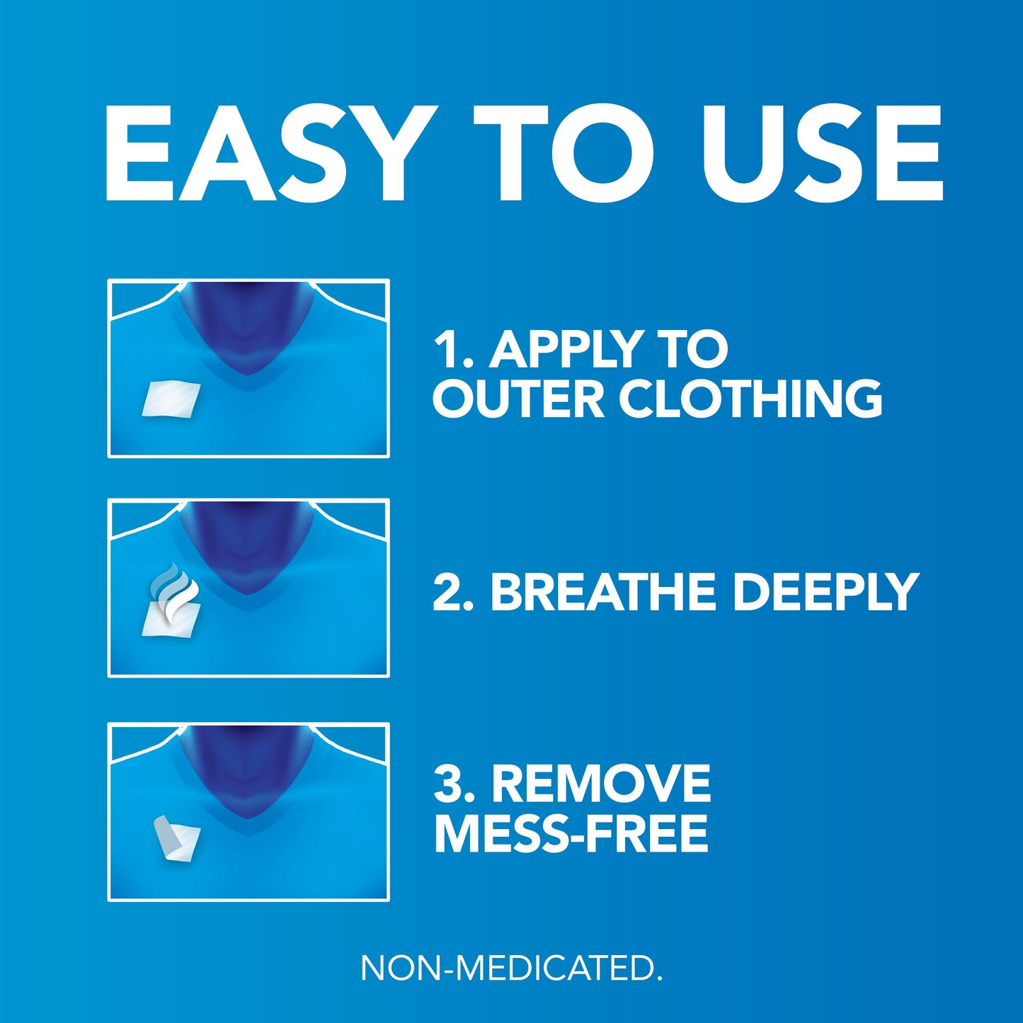 Vicks VapoPatch, Wearable Aroma Patch, Soothing & Comforting Non-Medicated Vicks Vapors