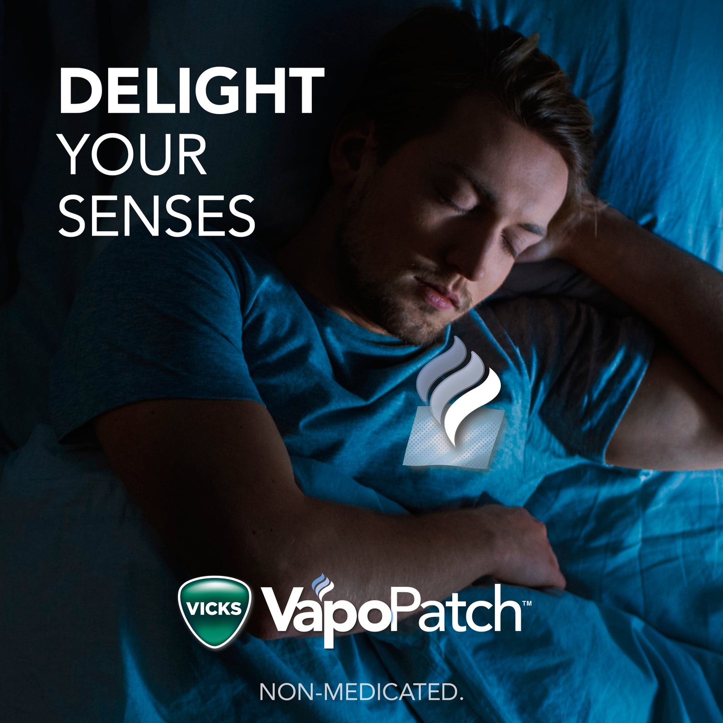 Vicks VapoPatch, Wearable Aroma Patch, Soothing & Comforting Non-Medicated Vicks Vapors