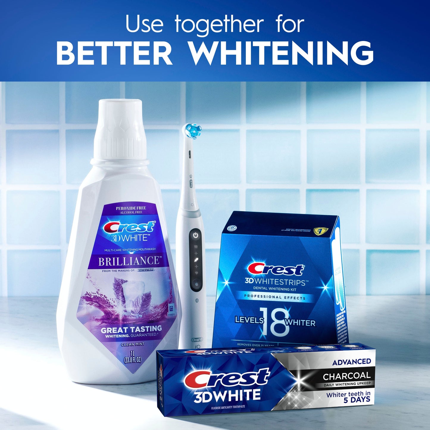 Crest 3D White Whitening Toothpaste - Charcoal