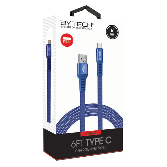 Bytech USB Type-C Charging Cable - Blue