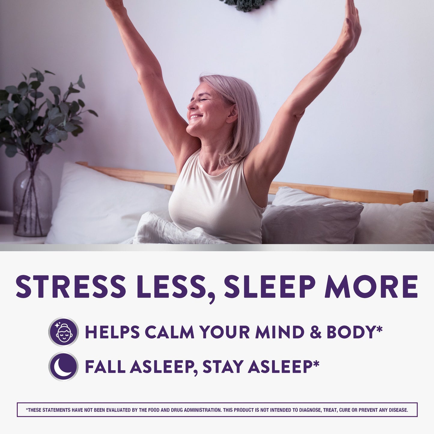 Vicks ZzzQuil PURE Zzzs De-Stress Melatonin Gummies, Sleep Aid with Ashwagandha