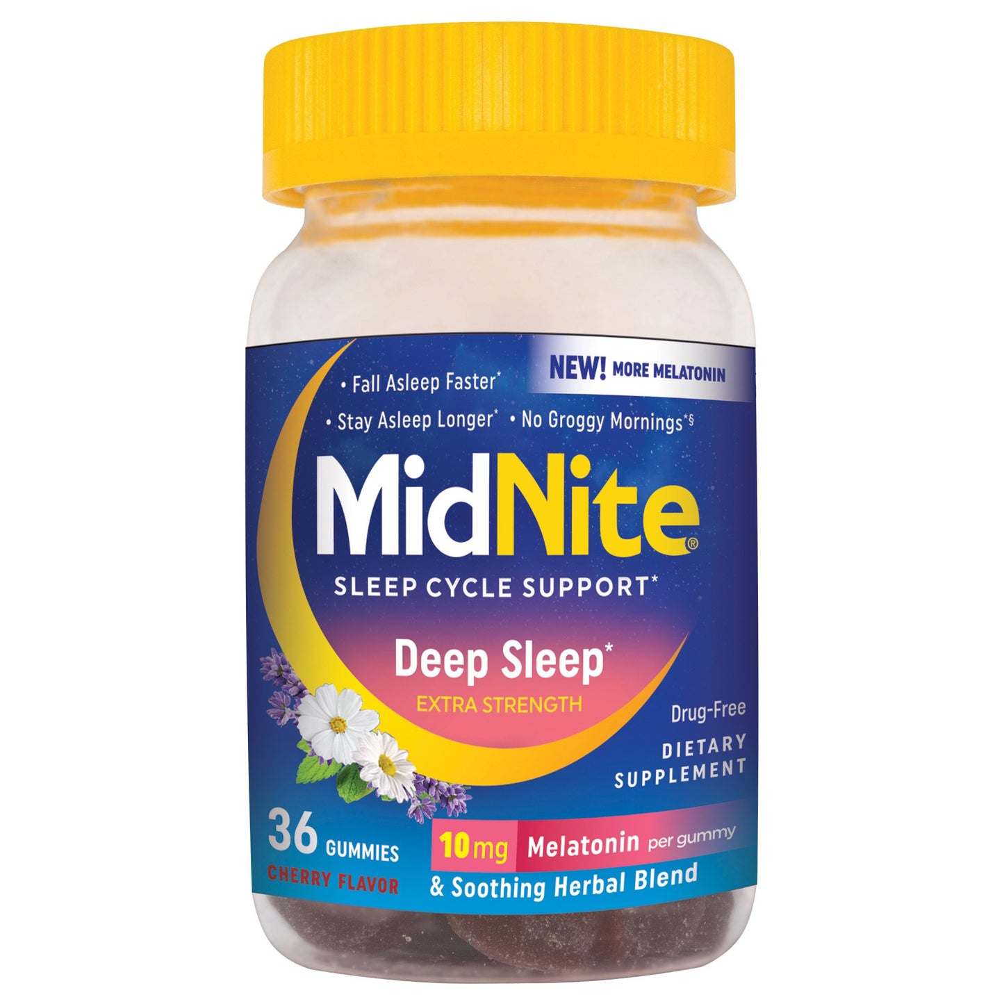 MidNite Deep Sleep Cycle Support Gummies - Cherry