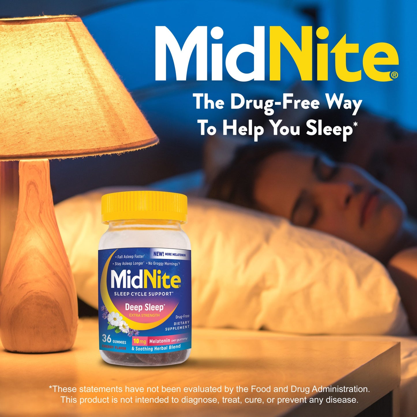 MidNite Deep Sleep Cycle Support Gummies - Cherry