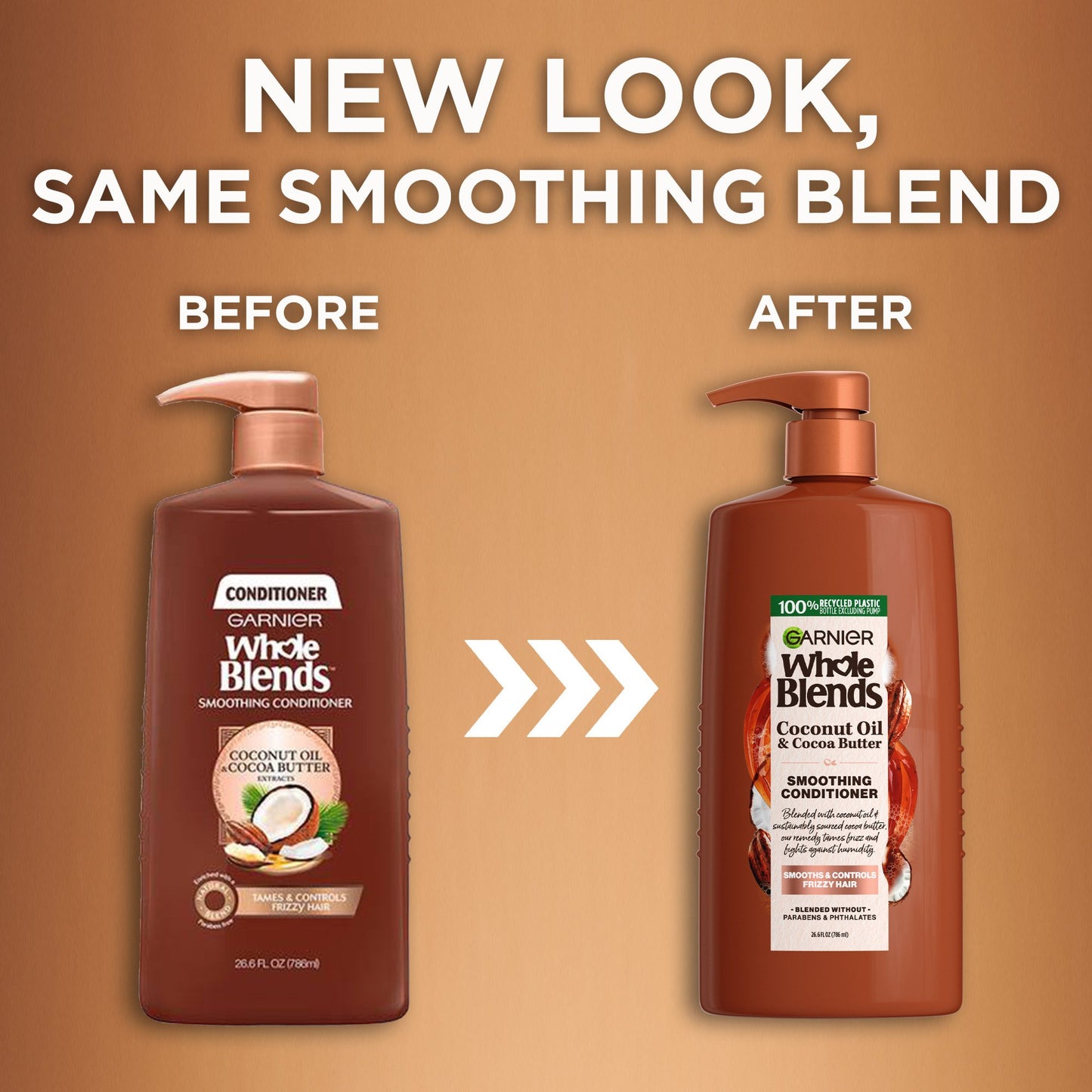 Garnier Whole Blends Smoothing Conditioner, Coconut Oil and Cocoa Butter