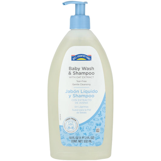 Hill Country Essentials Baby Wash & Shampoo with Oatmeal Extract