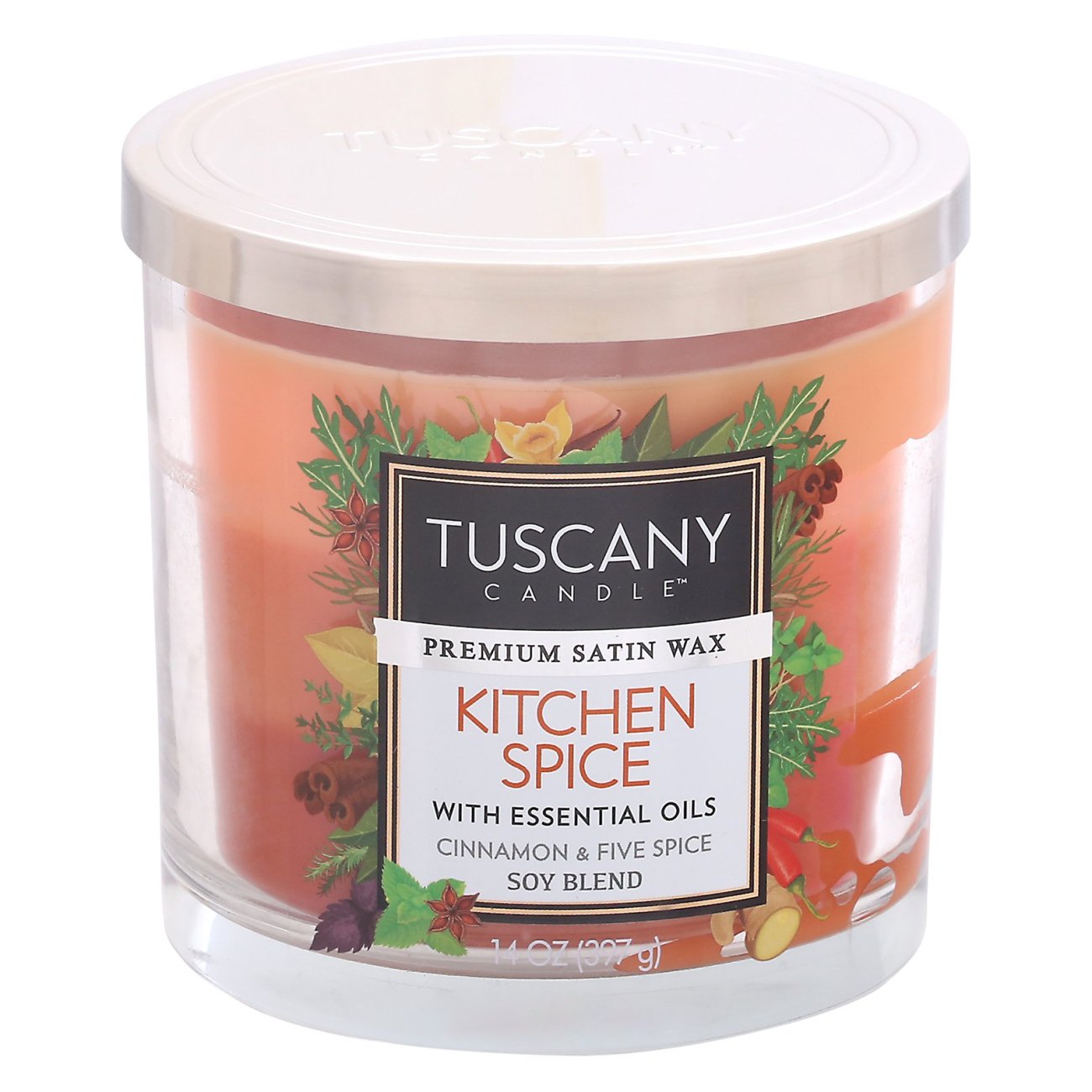 Tuscany Candle Kitchen Spice Scented Soy Blend Candle
