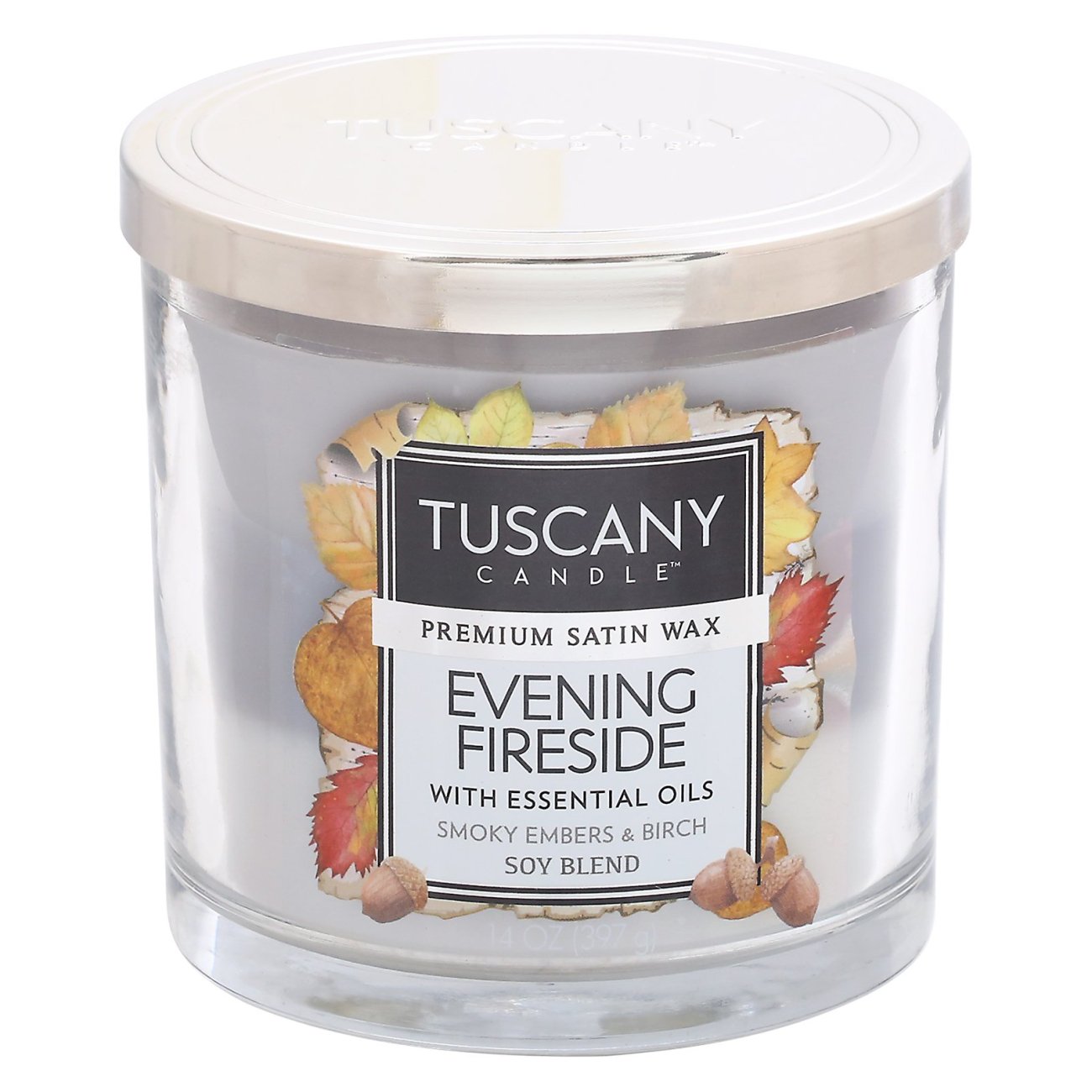 Tuscany Candle Evening Fireside Scented Soy Blend Candle