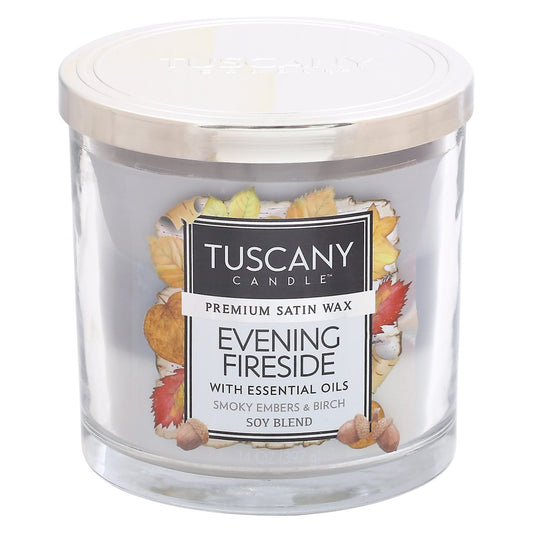 Tuscany Candle Evening Fireside Scented Soy Blend Candle