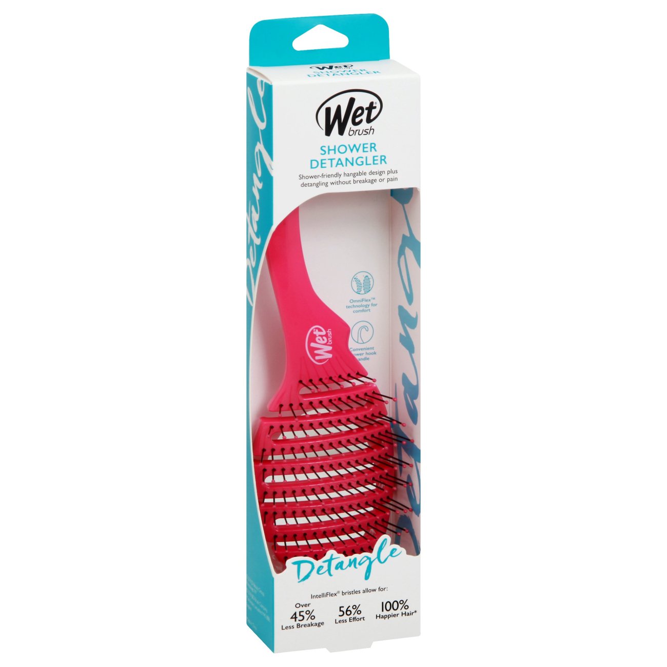 Wet Brush Shower Detangler Pink