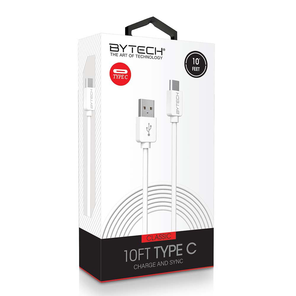 Bytech USB Type-C Charging Cable - White