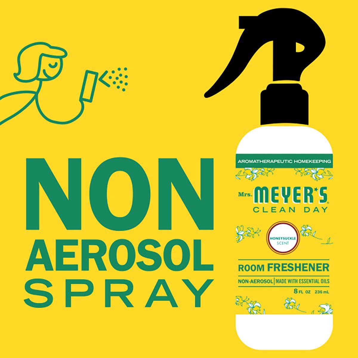 Mrs. Meyer's Clean Day Honeysuckle Scent Room Freshener Spray