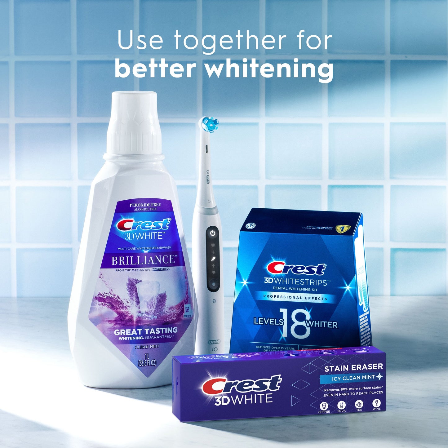 Crest 3D White Stain Eraser Toothpaste - Icy Clean Mint