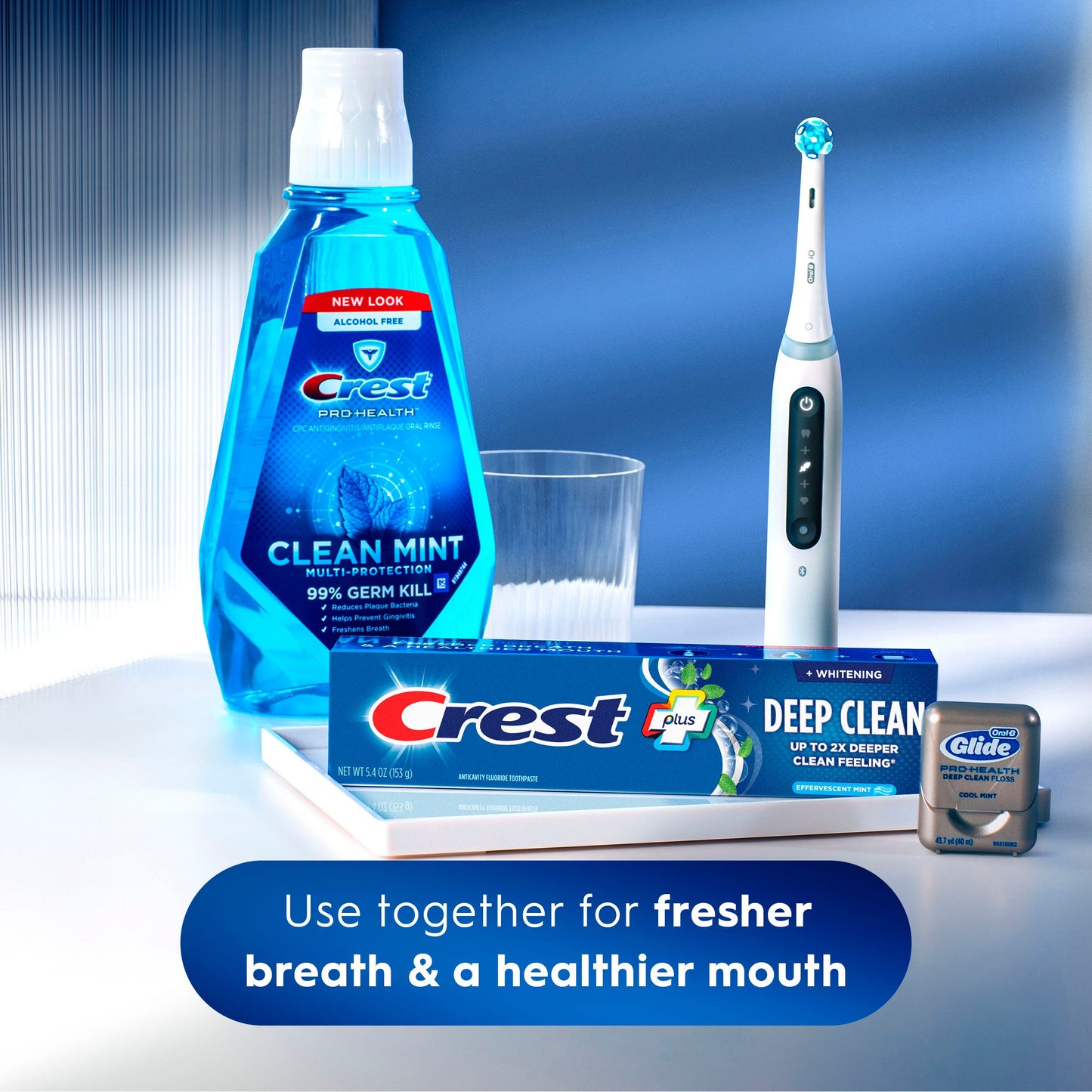 Crest Complete + Deep Clean Whitening Toothpaste - Effervescent Mint, 2 Pk