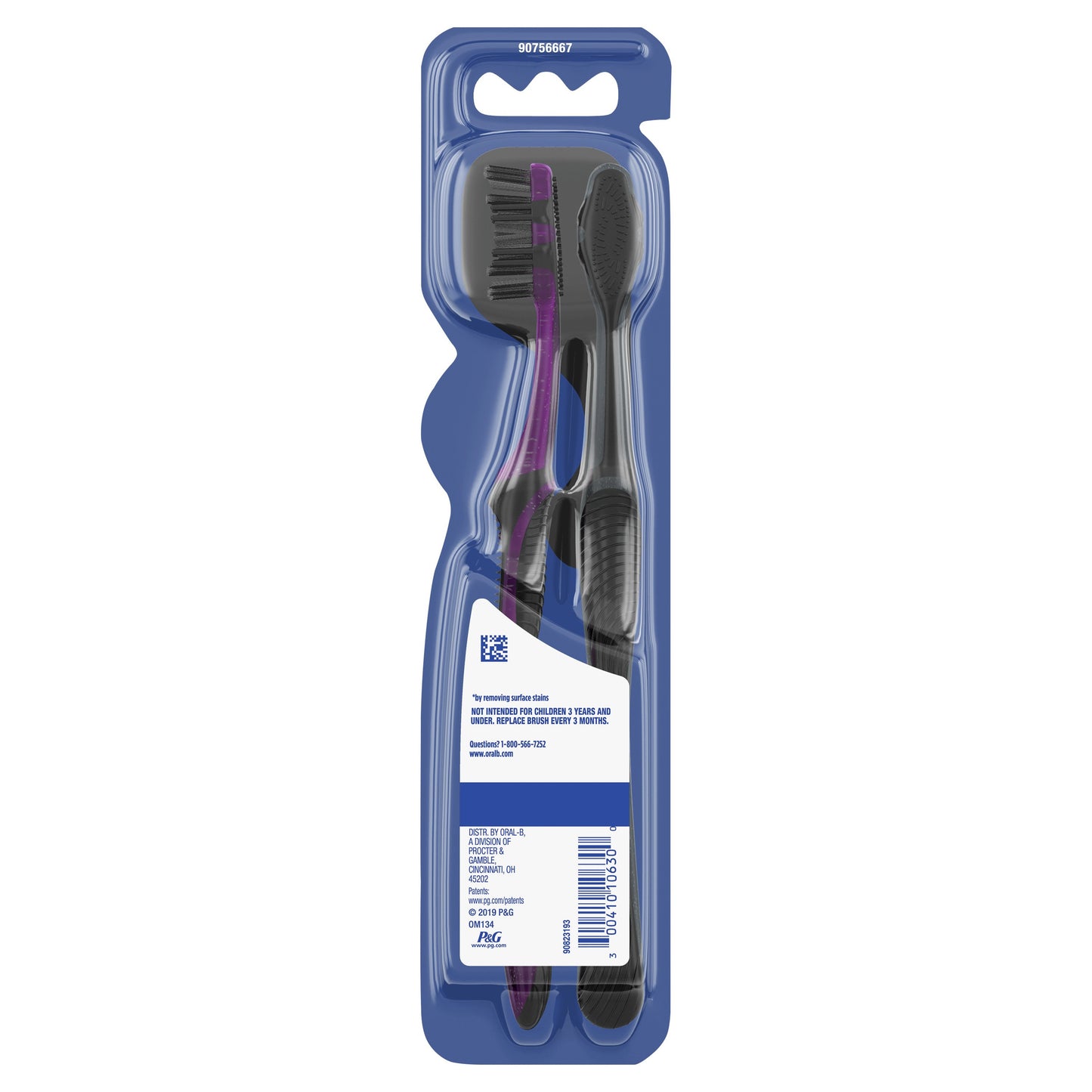 Oral-B Charcoal Toothbrushes Medium