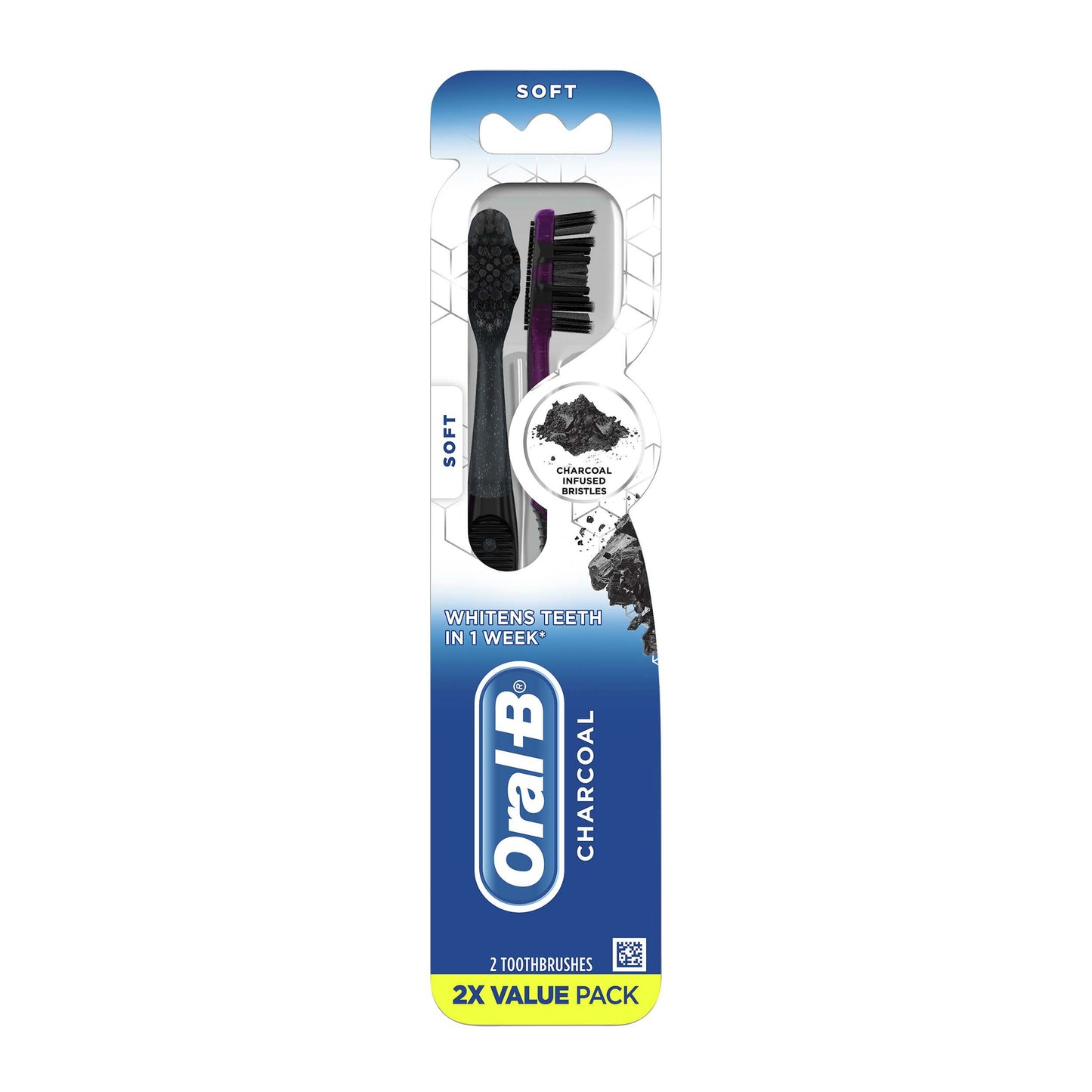 Oral-B Charcoal Toothbrushes Soft