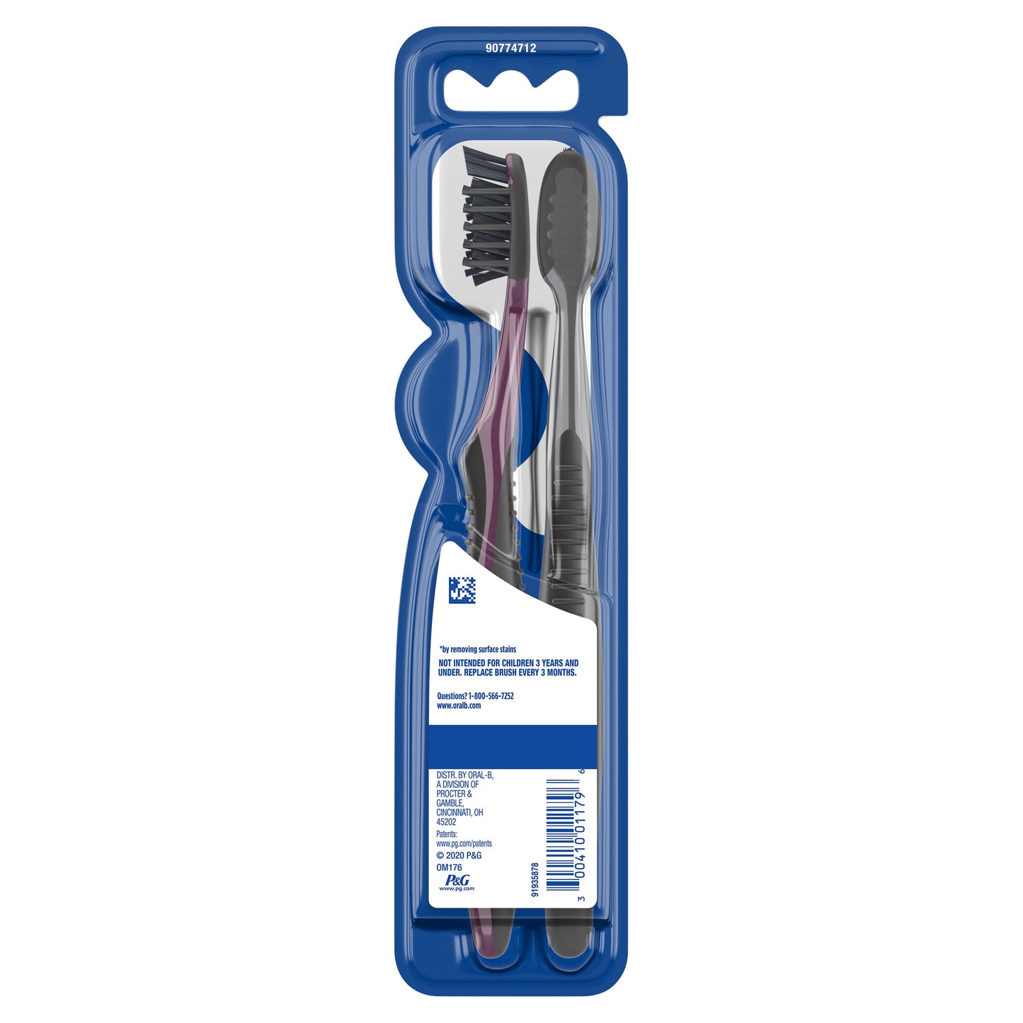 Oral-B Charcoal Toothbrushes Soft