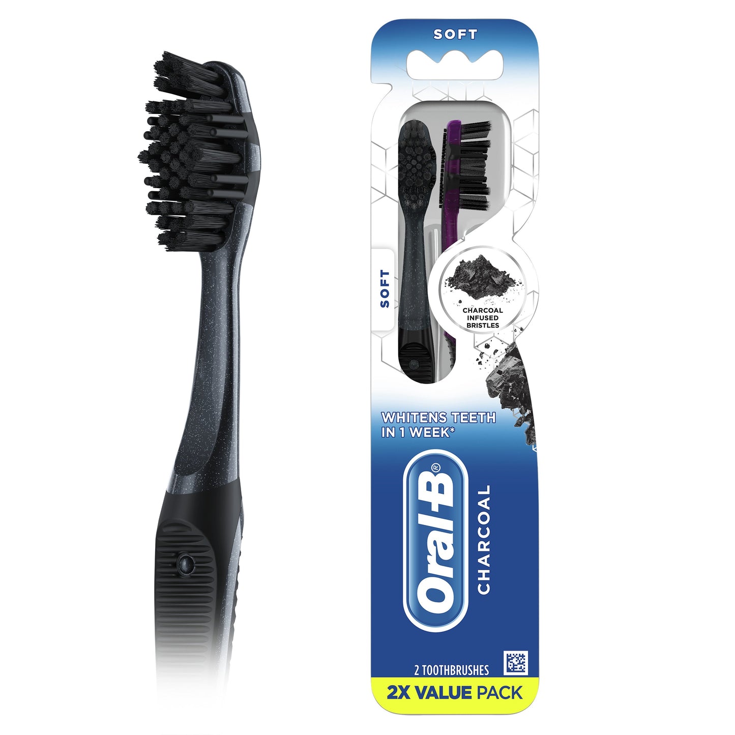Oral-B Charcoal Toothbrushes Soft