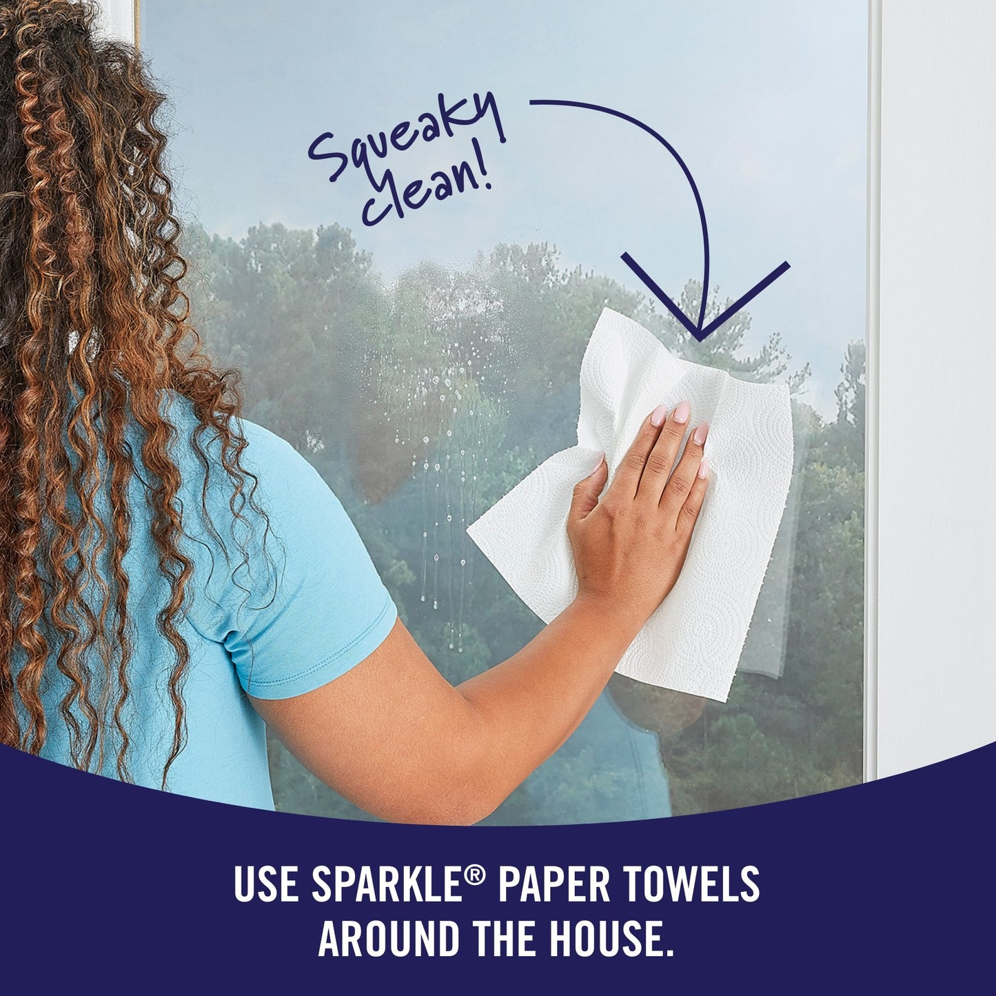 Sparkle Tear-A-Square Paper Towels
