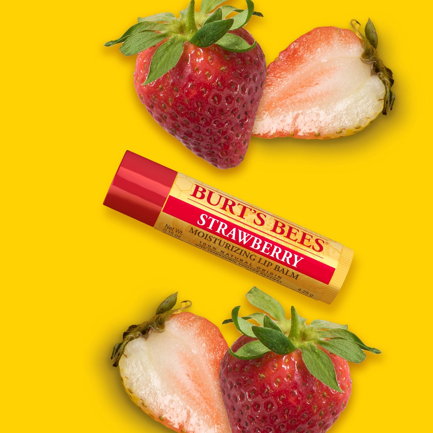 Burt's Bees Moisturizing Lip Balm - Strawberry