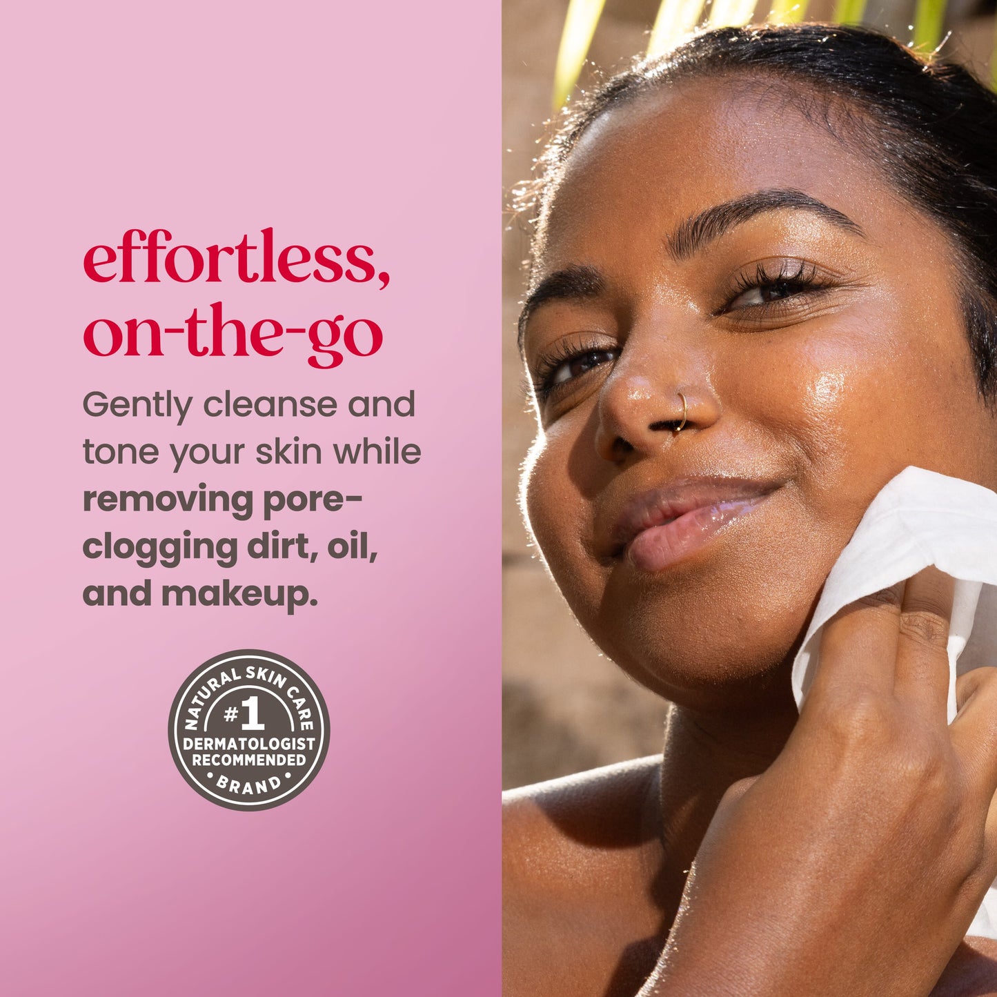 Burt's Bees Micellar Facial Towelettes with Rose Water