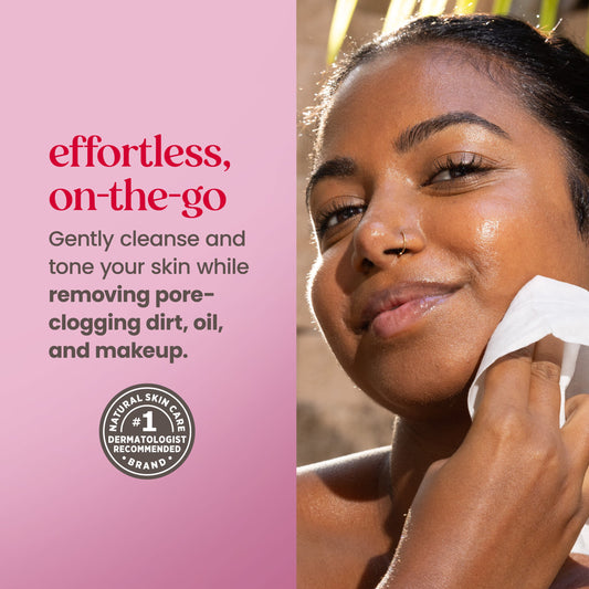 Burt's Bees Micellar Facial Towelettes with Rose Water