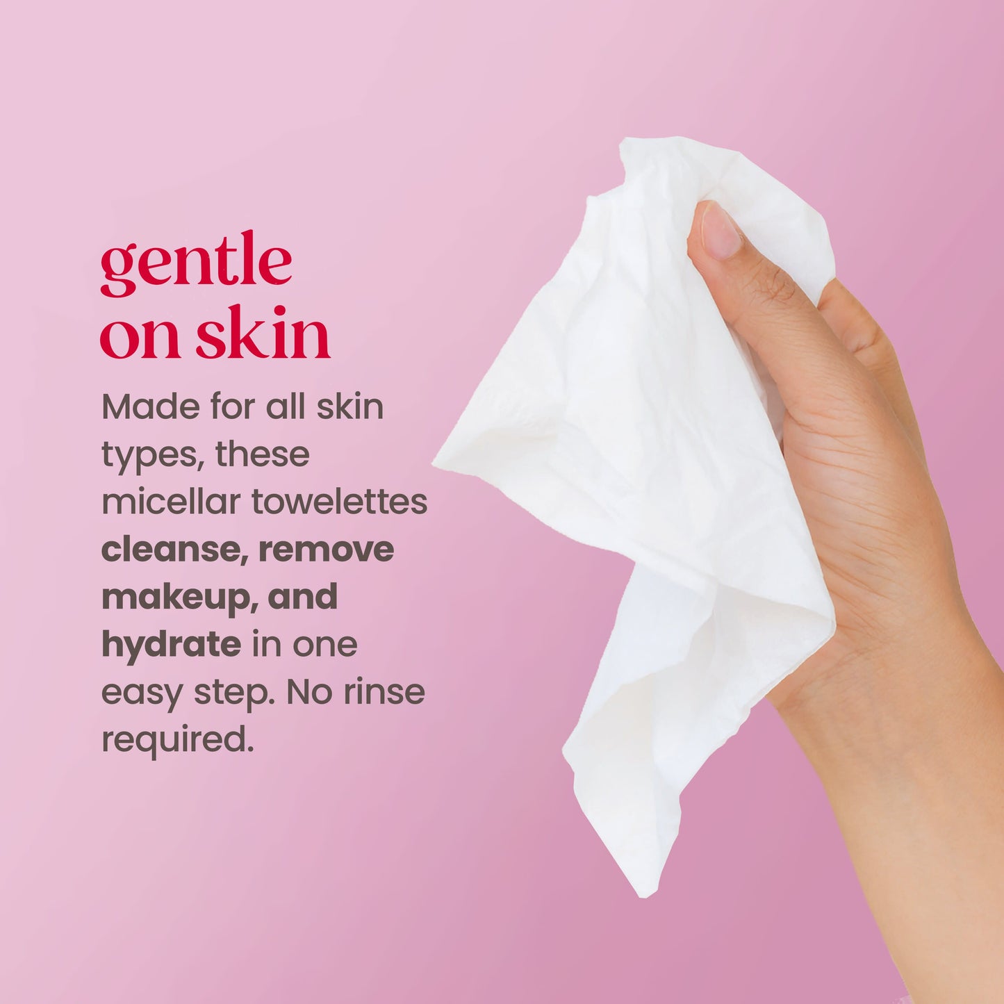 Burt's Bees Micellar Facial Towelettes with Rose Water
