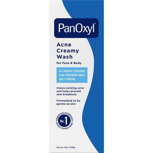 PanOxyl Creamy Acne Wash 4% Benzoyl Peroxide