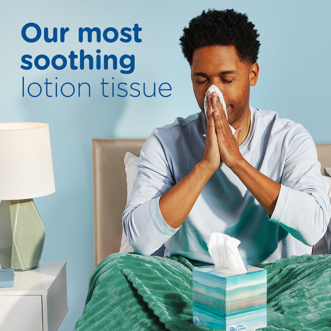 Puffs Plus Lotion Facial Tissue