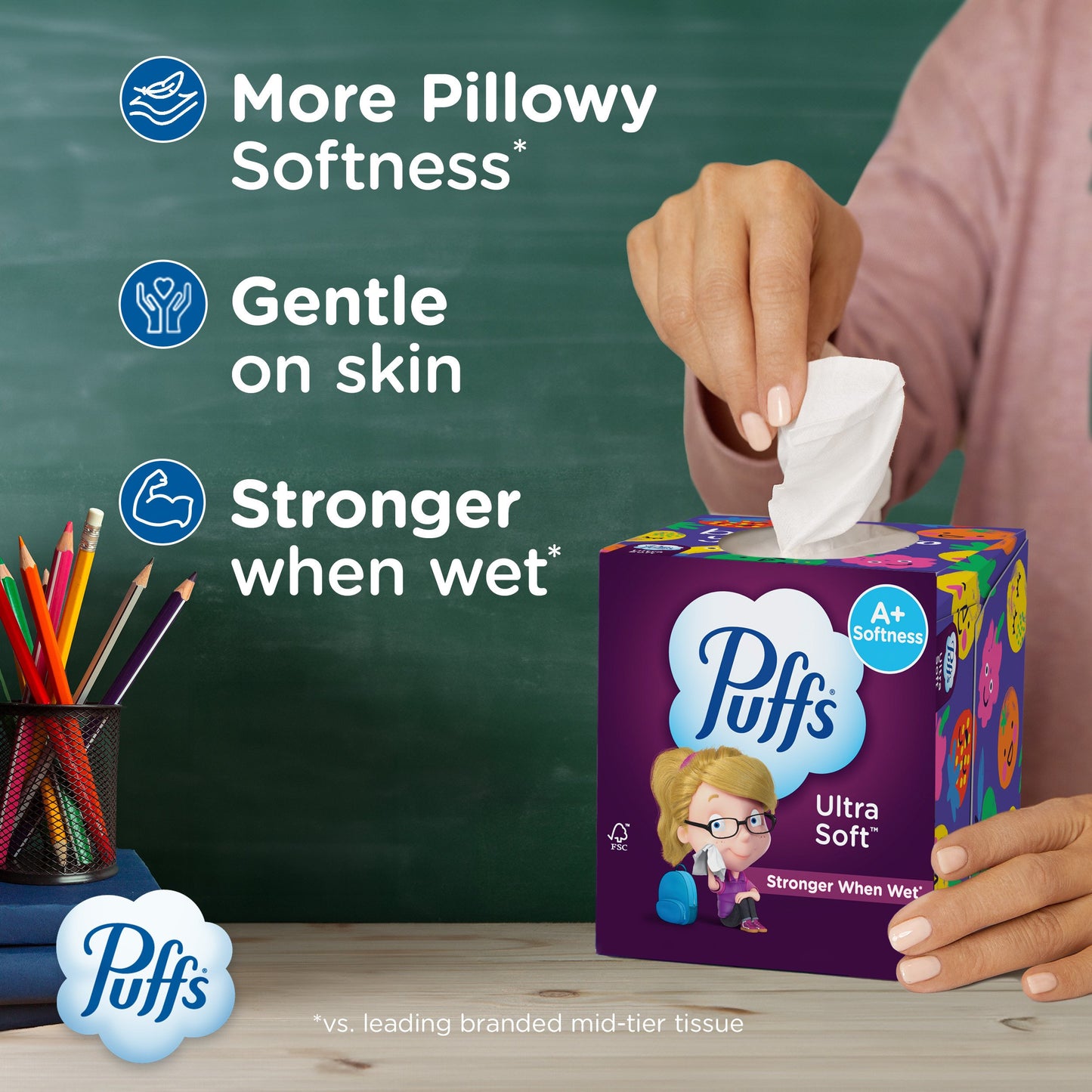 Puffs Ultra Soft Facial Tissues 4 pk