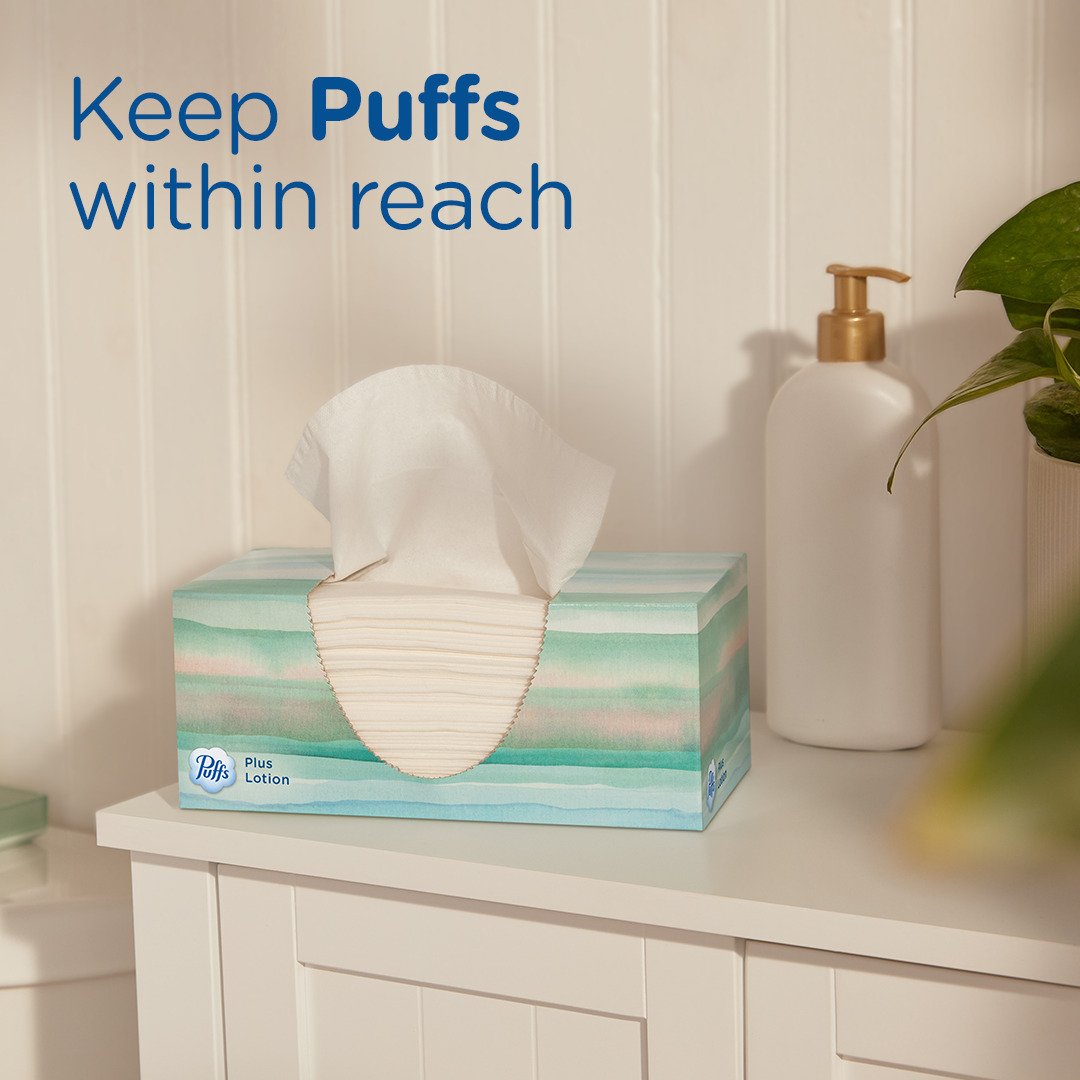 Puffs Plus Lotion Facial Tissues 6 pk