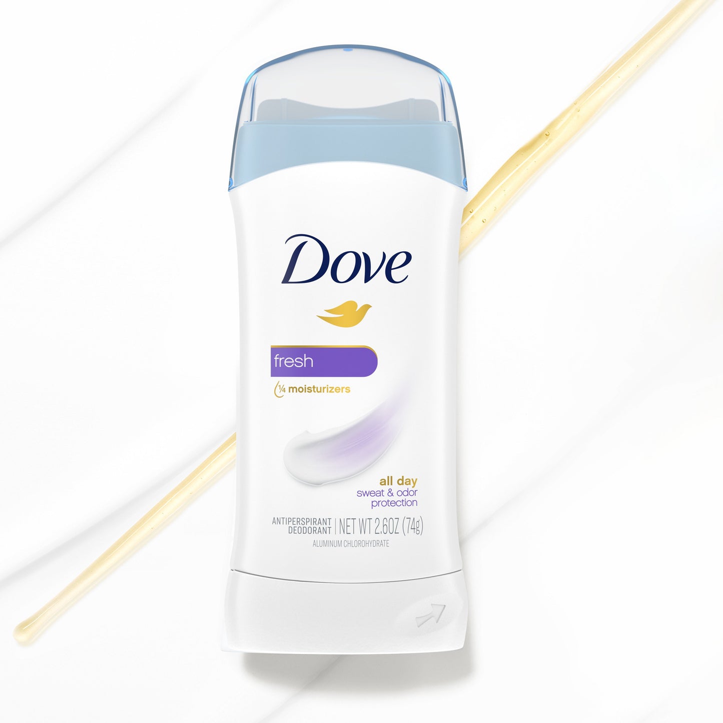 Dove Invisible Solid Antiperspirant Deodorant - Fresh, 2.6 oz