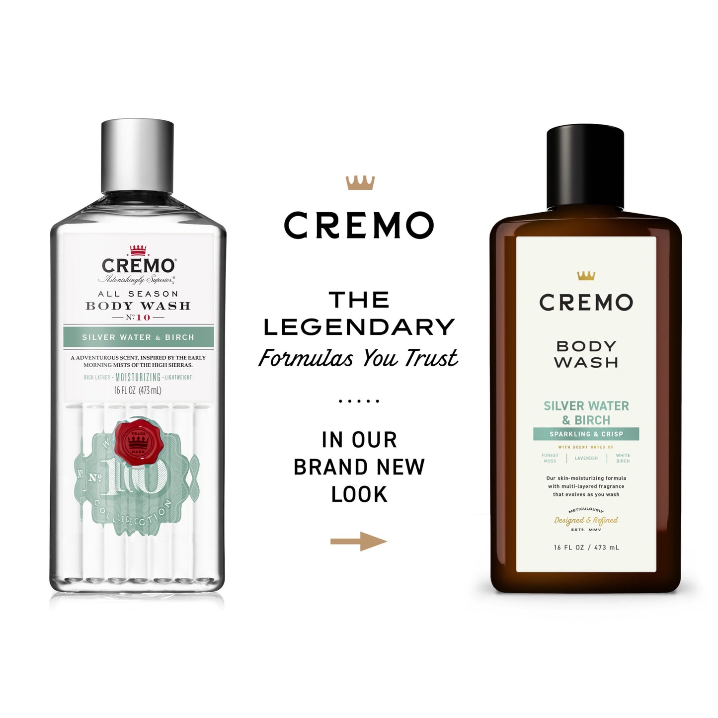 Cremo Body Wash - Silver Water & Birch