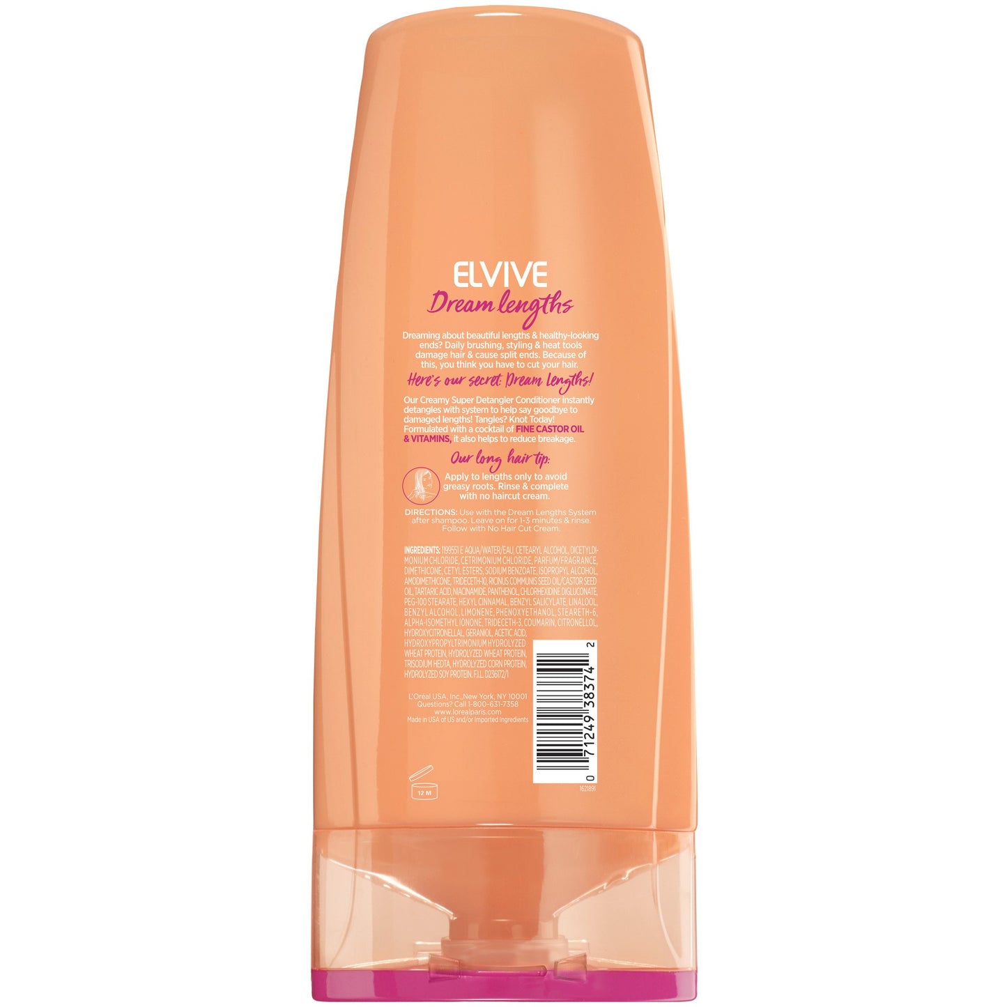 L'Oréal Paris Elvive Dream Lengths Curls Moisture Conditioner, Paraben-Free