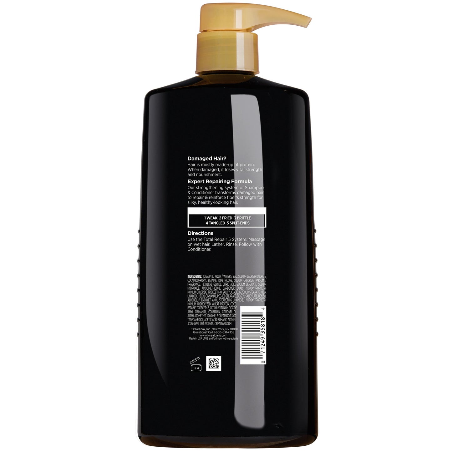 L'Oréal Paris Elvive Total Repair 5 Repairing Shampoo for Damaged Hair