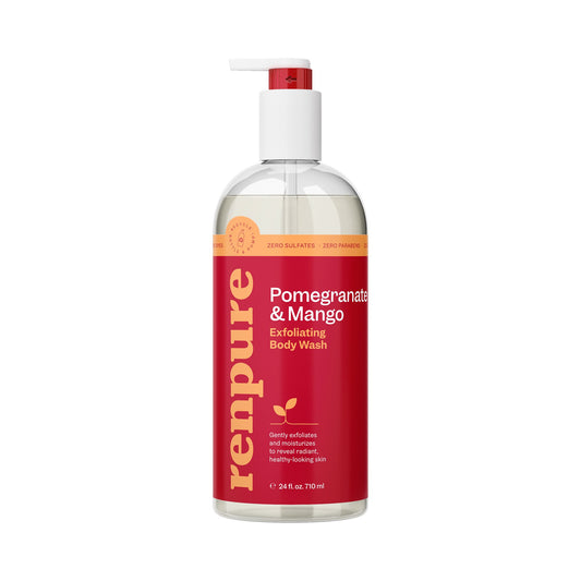 Renpure Exfoliating Body Wash - Pomegranate & Mango
