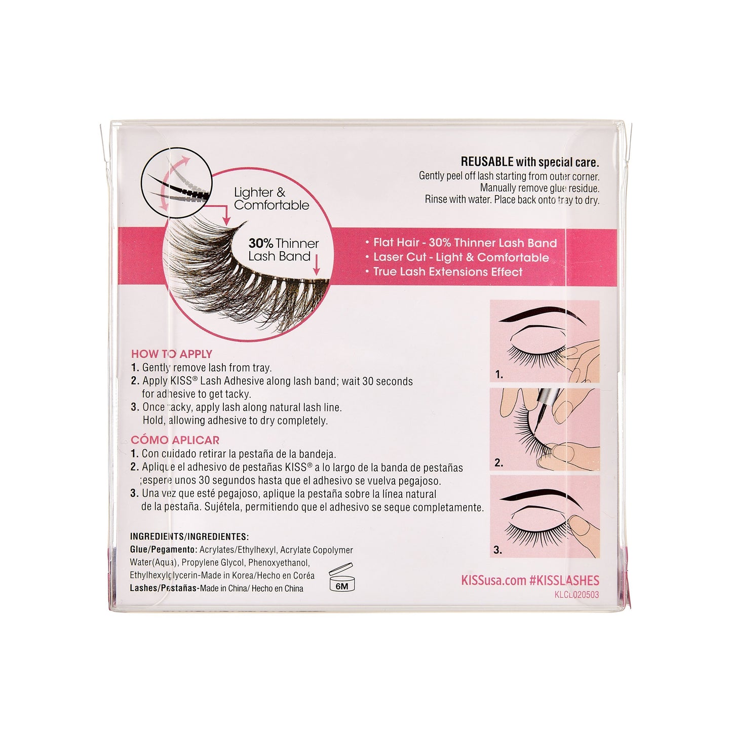 KISS Lash Couture Luxtensions Collection Eyelashes - Royal Silk